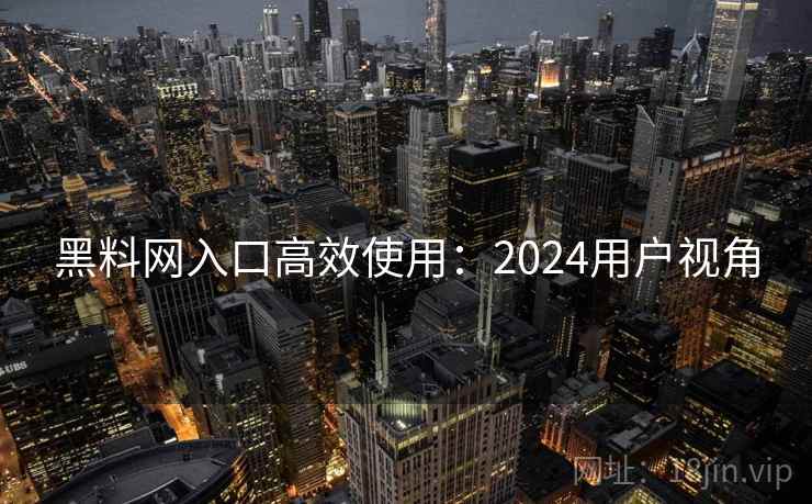 黑料网入口高效使用:2024用户视角 第1张 黑料网入口高效使用:2024用户视角 第1张